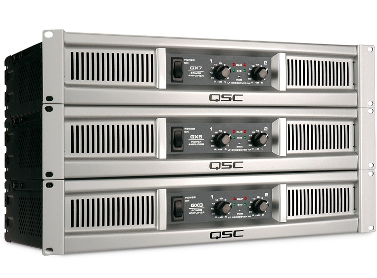 QSC GX5 2x700 W i 4 ohm. 